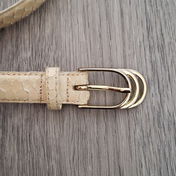 Vintage Reptile Finish Belt 30" to 35" - Picture 4 of 11